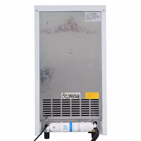 creatore di ghiaccio a mezzaluna a forma di cubo veloce a basso rumore commerciale automatico da 1500 kg 1,5 t per l'utente dell'istituto di ricerca