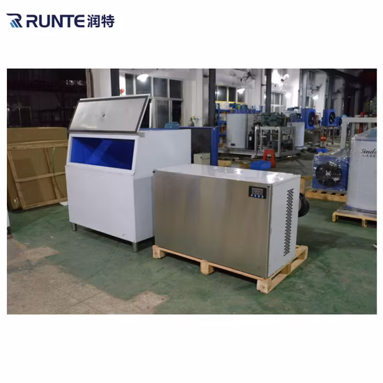 Macchina per cubetti di ghiaccio Bullet da 500 kg per bar per la conservazione degli alimenti freschi